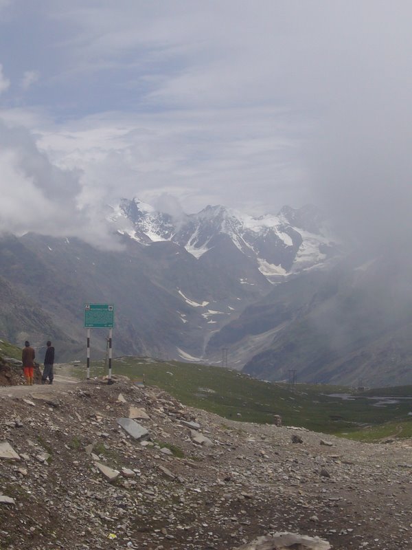 The valley we just came through.